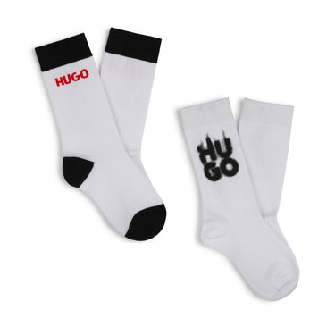HUGO Calcetines set de 2 pares blancos